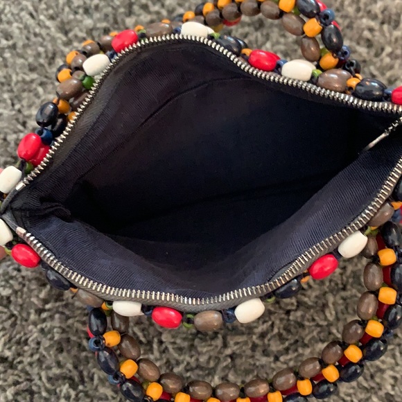 Vintage colorful beaded purse - Picture 5 of 6